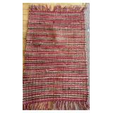Set of 4 Woven Area Rugs Assorted Colors and Patterns