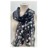 Set of 8 Silk Scarves Including Anne Klein and Various Patterns