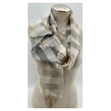 Set of 8 Silk Scarves Including Anne Klein and Various Patterns