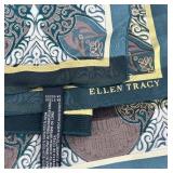 Set of 8 Silk Scarves Including Anne Klein and Various Patterns