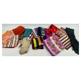 Vintage Scarf and Glove Collection Including Ponte Lira and Simetex Italy