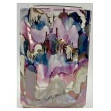 Hand-Painted Seltmann Weiden Western Germany Square Porcelain Vase