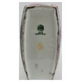 Hand-Painted Seltmann Weiden Western Germany Square Porcelain Vase