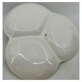 Floral Home Decor Collection with Floral Tray, Ceramic Dishs, and Planters