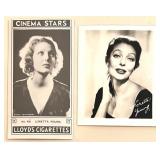 Loretta Young Vintage Movie Photos and Ephemera Collection with negative