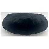 Black Faux Fur Hand Muff with Wrist Strap