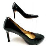 Cole Haan Black Patent Leather High Heel Shoes, Size 9 AA Set of 2 Pairs
