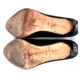 Cole Haan Black Patent Leather High Heel Shoes, Size 9 AA Set of 2 Pairs