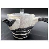 Japanese Stoneware Tea Set with 5 Cups and Teapot