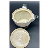 Japanese Stoneware Tea Set with 5 Cups and Teapot