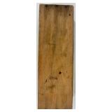 Vintage Kraft Wooden Cheese Crate with 2 Glass Storage Jars