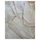 Lot of 16 Canvas Bank Cash Bags in Assorted Sizes