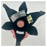 Set of 4 Vintage Mercury Glass Lamp Shades with Decorative Base