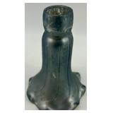 Set of 4 Vintage Mercury Glass Lamp Shades with Decorative Base