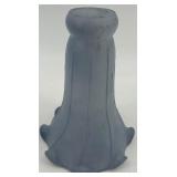 Set of 4 Vintage Mercury Glass Lamp Shades with Decorative Base