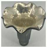 Set of 4 Vintage Mercury Glass Lamp Shades with Decorative Base