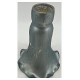 Set of 4 Vintage Mercury Glass Lamp Shades with Decorative Base