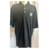 Pair of XL Logo Polo Shirts - Raiders NFL Cutter & Buck and Jaguar Nike