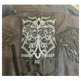 Set of 2 Roar Long Sleeve Button Up Shirts with Embroidery XL