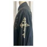 Set of 2 Roar Long Sleeve Button Up Shirts with Embroidery XL