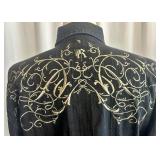 Set of 2 Roar Long Sleeve Button Up Shirts with Embroidery XL