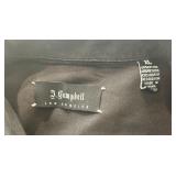 Set of 2 J. Campbell Los Angeles Black Embroidered Button-Up Shirts XL