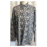 Boss and Bugatchi XL Dress Shirts - Patterned and Solid Black