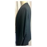 Giorgio Fellini Black Wool Tuxedo Suit with Vest and Pants