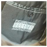 Giorgio Fellini Black Wool Tuxedo Suit with Vest and Pants