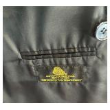 Giorgio Fellini Black Wool Tuxedo Suit with Vest and Pants