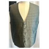 Giorgio Fellini Black Wool Tuxedo Suit with Vest and Pants