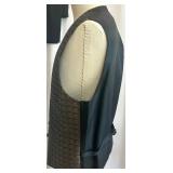 Giorgio Fellini Black Wool Tuxedo Suit with Vest and Pants