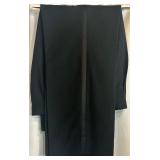 Giorgio Fellini Black Wool Tuxedo Suit with Vest and Pants