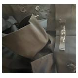 Giorgio Fellini Black Wool Tuxedo Suit with Vest and Pants