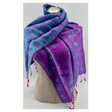 Collection of 12 Vintage Scarves - Silk, Nylon, Rayon & More Assorted Styles