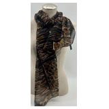 Collection of 12 Vintage Scarves - Silk, Nylon, Rayon & More Assorted Styles