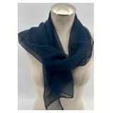 Collection of 12 Vintage Scarves - Silk, Nylon, Rayon & More Assorted Styles