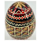 Set of 6 Hand-Painted Ukrainian Pysanky Eggs