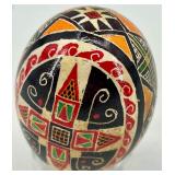 Set of 6 Hand-Painted Ukrainian Pysanky Eggs