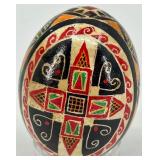 Set of 6 Hand-Painted Ukrainian Pysanky Eggs