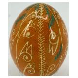 Set of 6 Hand-Painted Ukrainian Pysanky Eggs