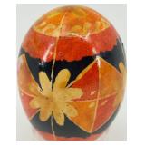 Set of 6 Hand-Painted Ukrainian Pysanky Eggs
