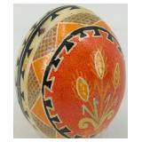 Set of 6 Handcrafted Ukrainian Pysanka Eggs with Traditional Designs