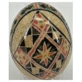 Set of 6 Handcrafted Ukrainian Pysanka Eggs with Traditional Designs