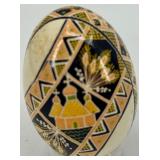 Set of 5 Ukrainian Pysanka Hand-Painted Eggs
