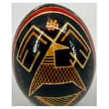 Set of 5 Ukrainian Pysanka Hand-Painted Eggs
