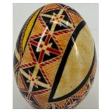 Set of 5 Ukrainian Pysanka Hand-Painted Eggs