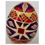 Set of 5 Ukrainian Pysanka Hand-Painted Eggs