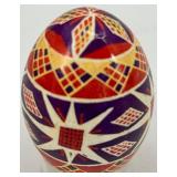 Set of 5 Ukrainian Pysanka Hand-Painted Eggs