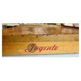 Vintage Ingento Guillotine Paper Cutter with Wooden Base